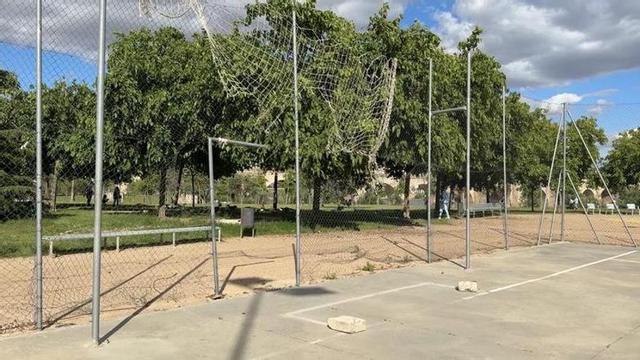 Imagen de una de las pistas del parque del río Guadiana