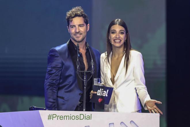 David Bisbal y Ana Guerra en los Premios Dial