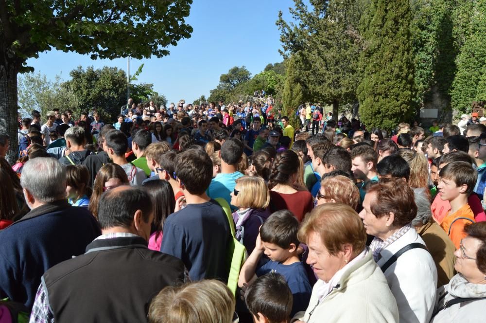 Els berguedans renoven el vot de poble i pugen a Queralt per celebrar Sant Marc