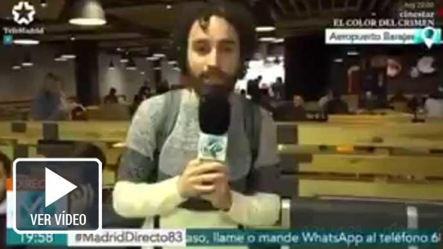 El periodista denuncia su robo.