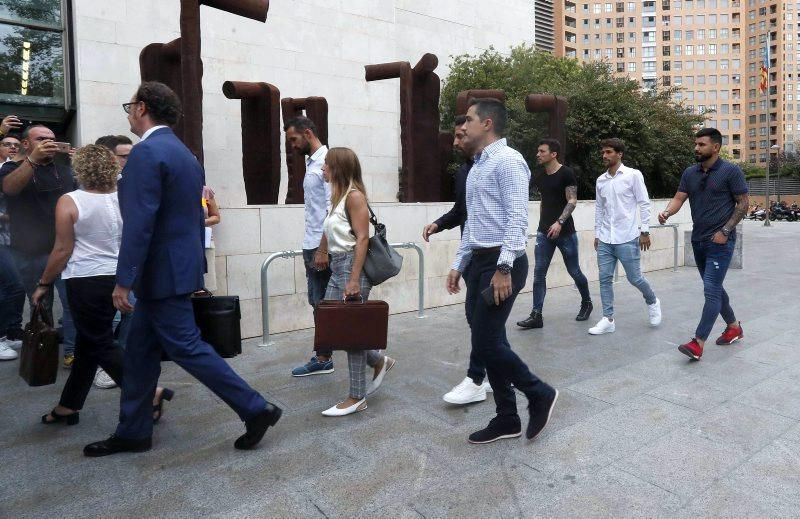 Primera jornada del juicio por el posible amaño del Levante-Zaragoza