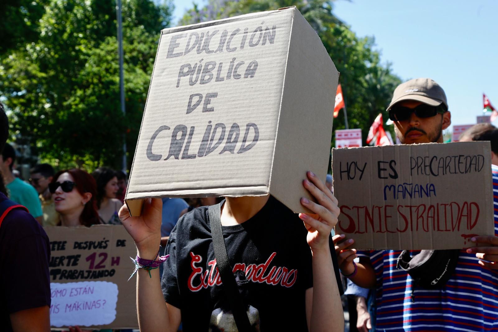 Manifestación por el Primero de Mayo en Córdoba