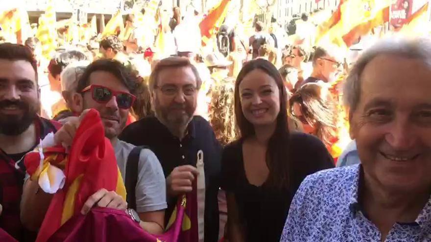 Presencia murciana en la manifestación de Cataluña