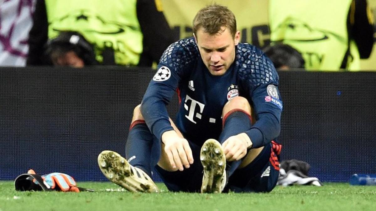 Neuer volvió a lesionarse ante el Madrid