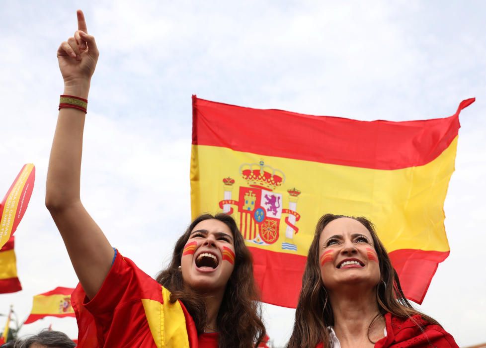 Manifestación en contra del referéndum