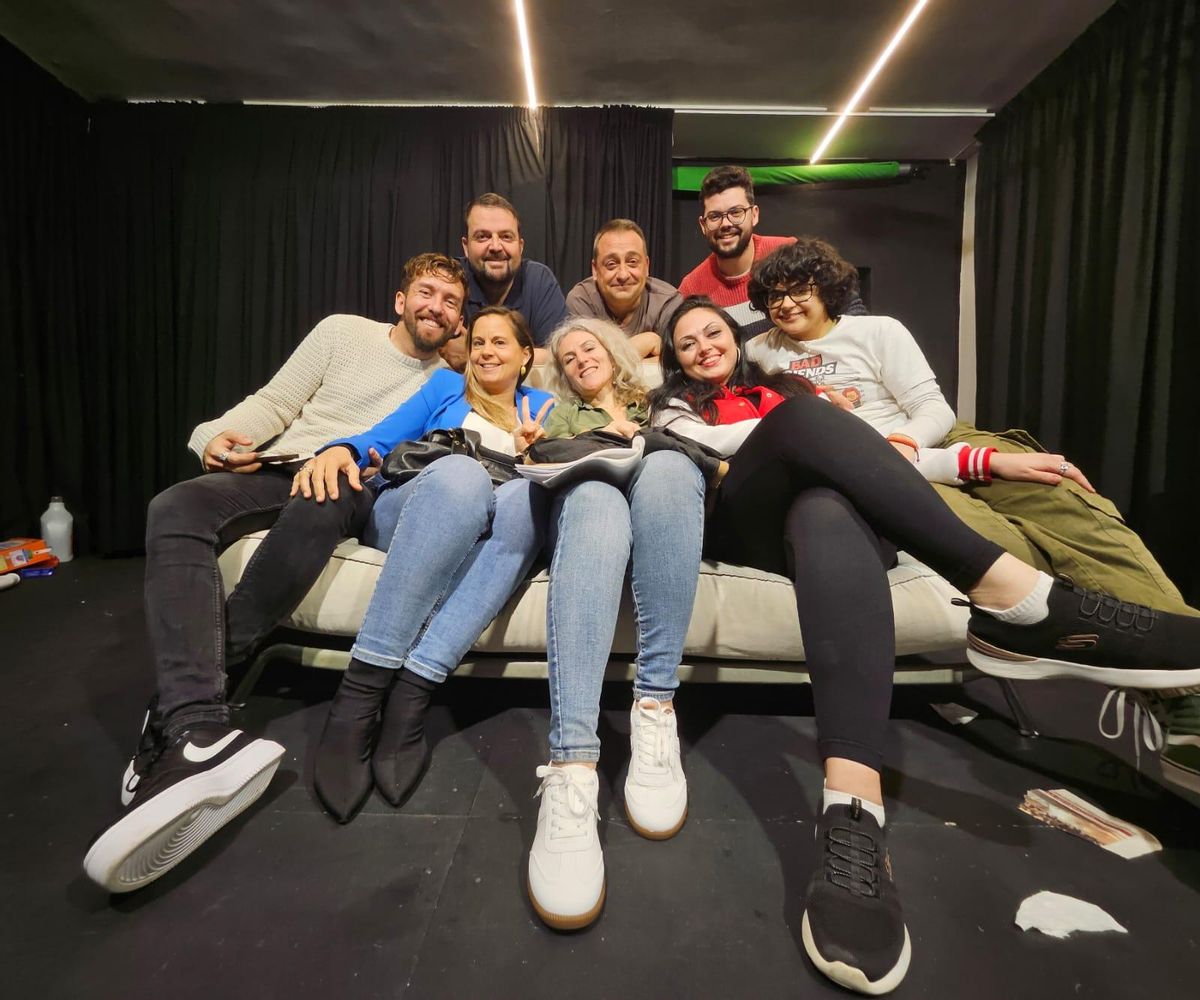 Los actores de 'Desokupados'