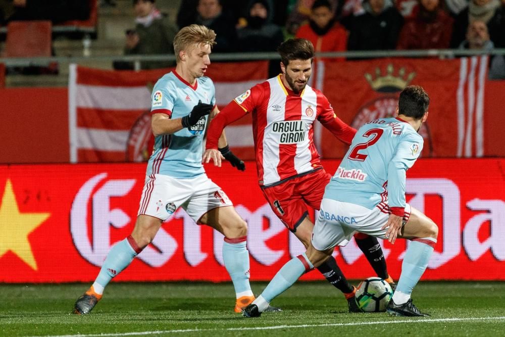 El Celta no pudo superar al Girona en Montilivi // Eddy Kelele