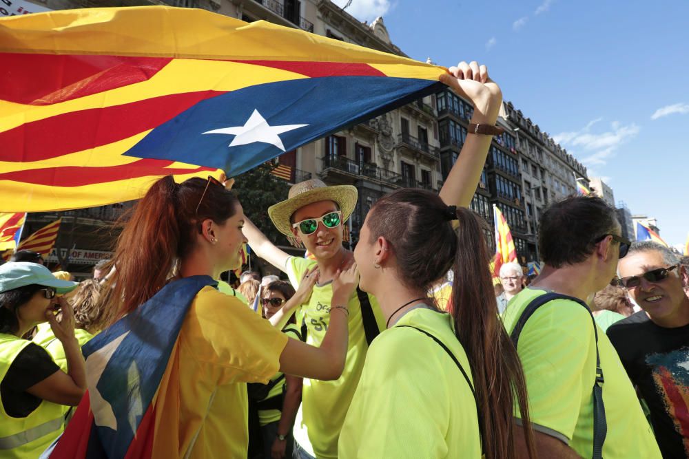 La manifestación de la Diada, en fotos