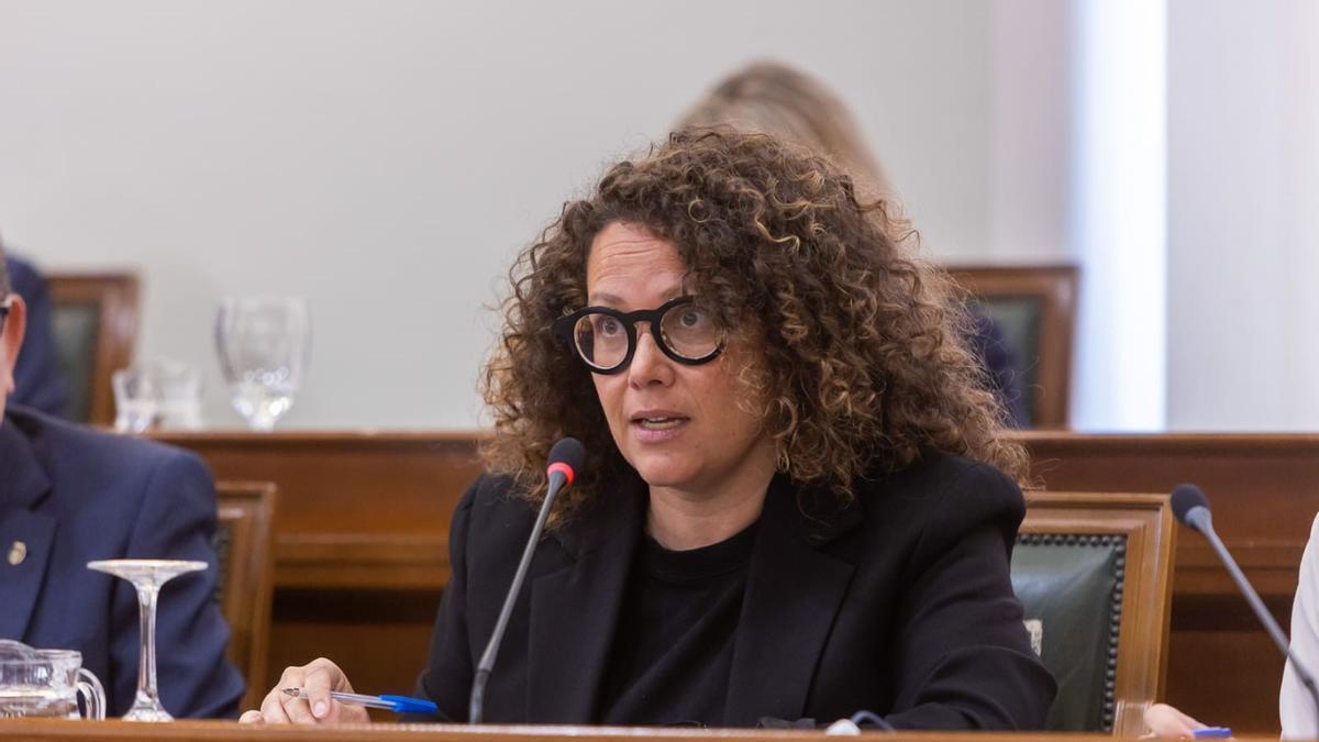 La regidora Alícia Izquierdo.