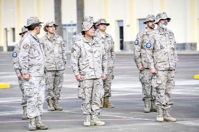 CANARIAS Y ECONOMIA 18-01-2019 BASE AEREA DE GANDO. TELDE-INGENIO. Ejército del Aire. Bienvenida del escuadrón del 10ª contingente del destacamento rappa en Sigonella.  FOTOS: JUAN CASTRO