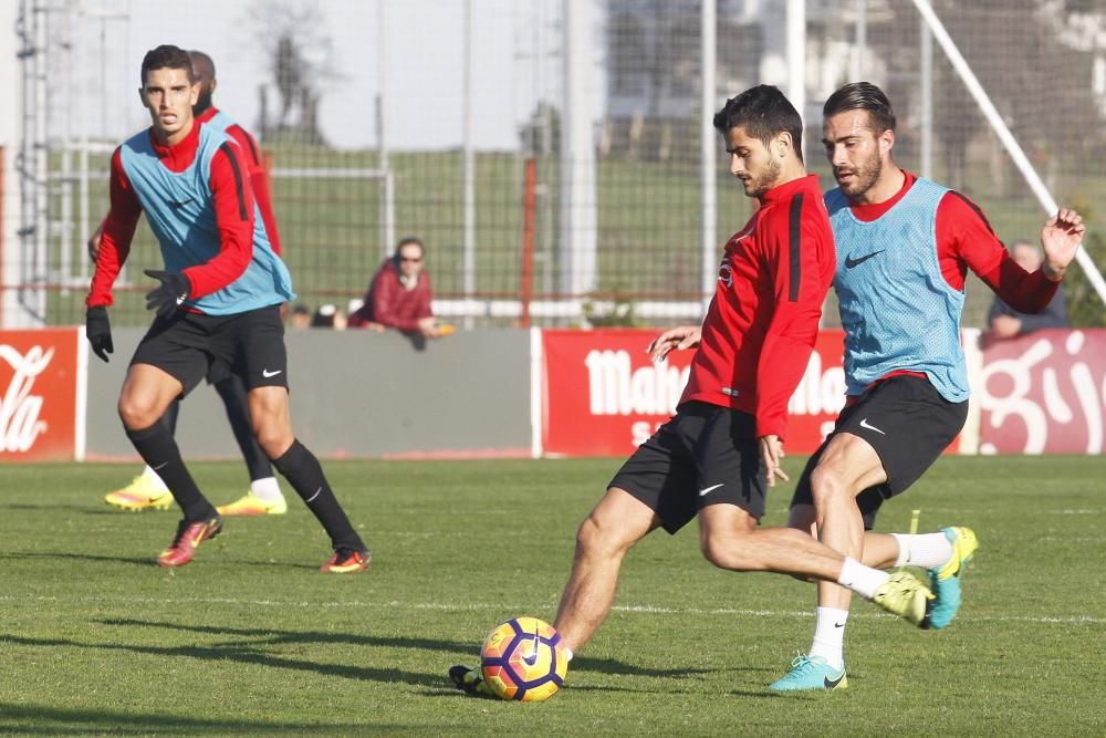 Entrenamiento del Sporting