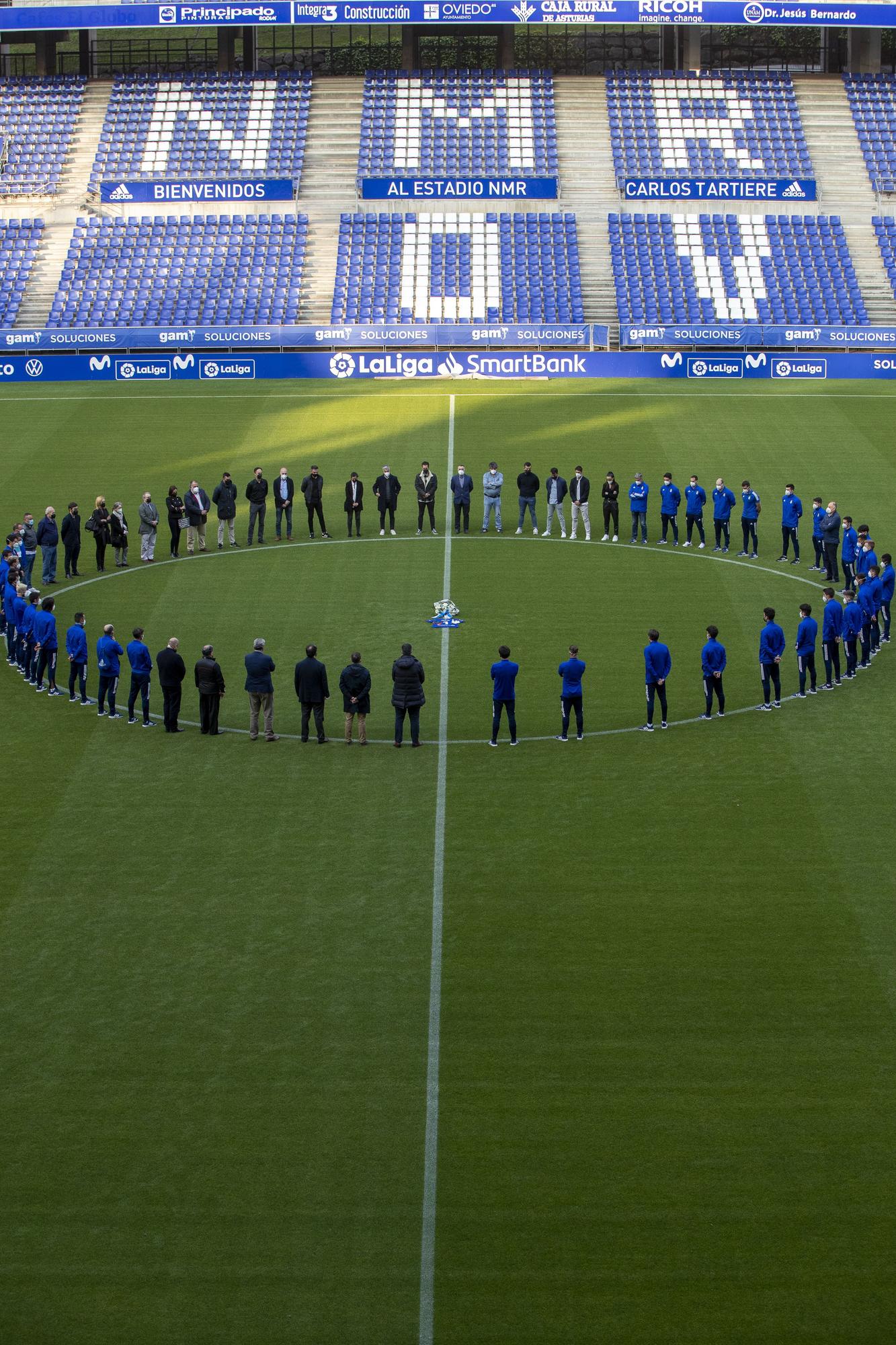 Las imágenes el homenaje a Arnau en el Tartiere