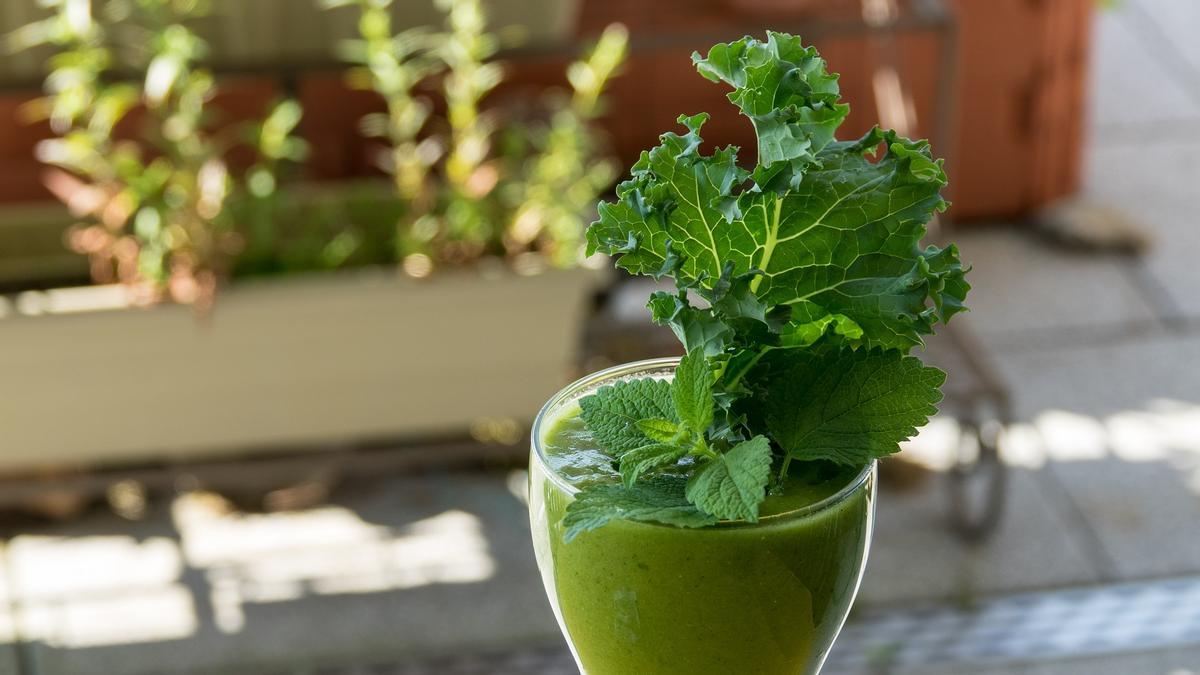 Este batido verde es ideal para adelgazar