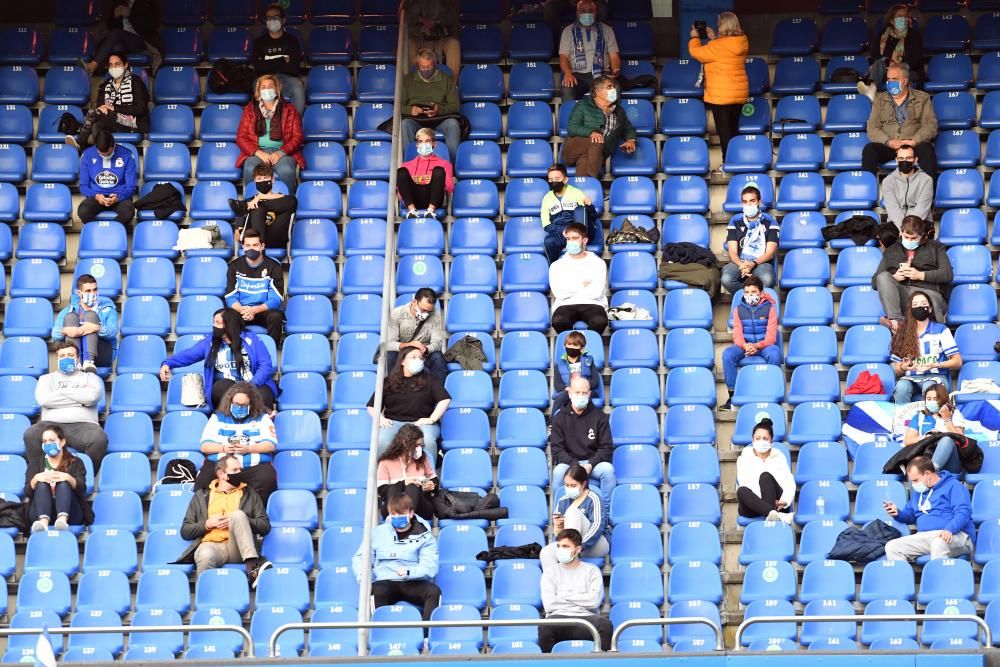 1º partido de la era Covid con público en Riazor