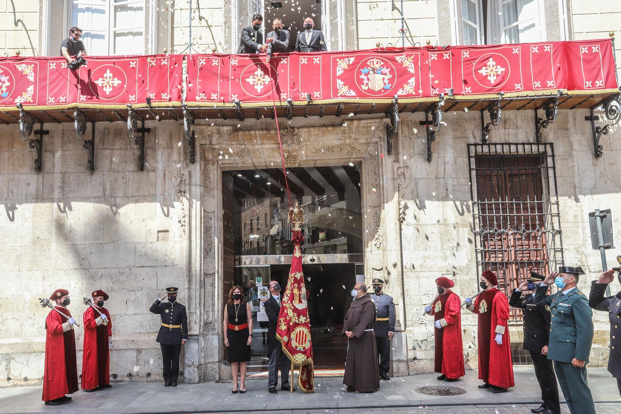 779 Aniversario de La Reconquista de Orihuela con la celebración institucional e histórica sin público por el covid