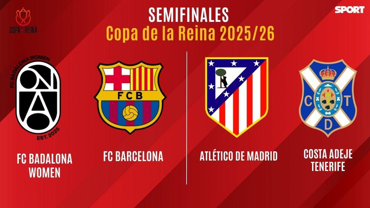 Así quedan los cruces de las semifinales de la Copa de la Reina 2025/26