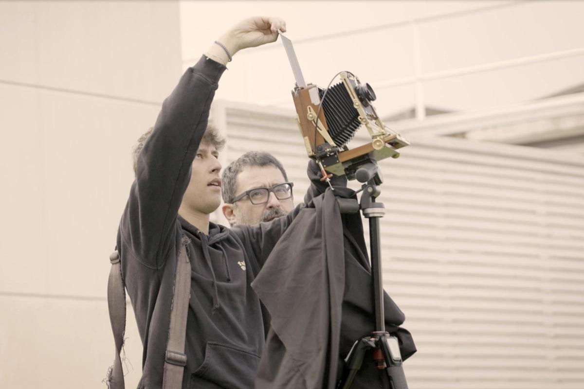 Paco Gómez y su hijo Leo.