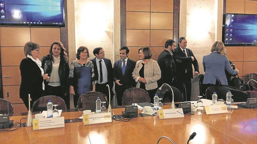 Aragón reclama al ministerio el recorte en dependencia del 2012