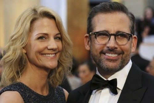 Actor Steve Carell and wife Nancy Carell arrive at the 87th Academy Awards in Hollywood