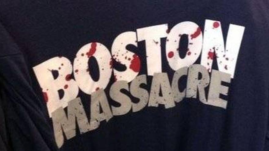 Nike retira una camiseta con la frase de rivalidad deportiva &quot;Masacre de Boston&quot;