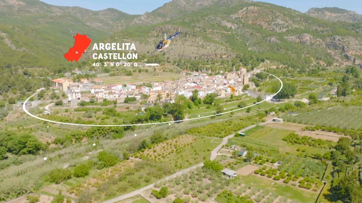 Imagen aérea de Argelita, municipio protagonista de un programa que fue visto este martes por más de 650.000 espectadores.