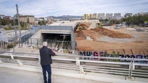 Así están las obras de la futura estación de la Sagrera