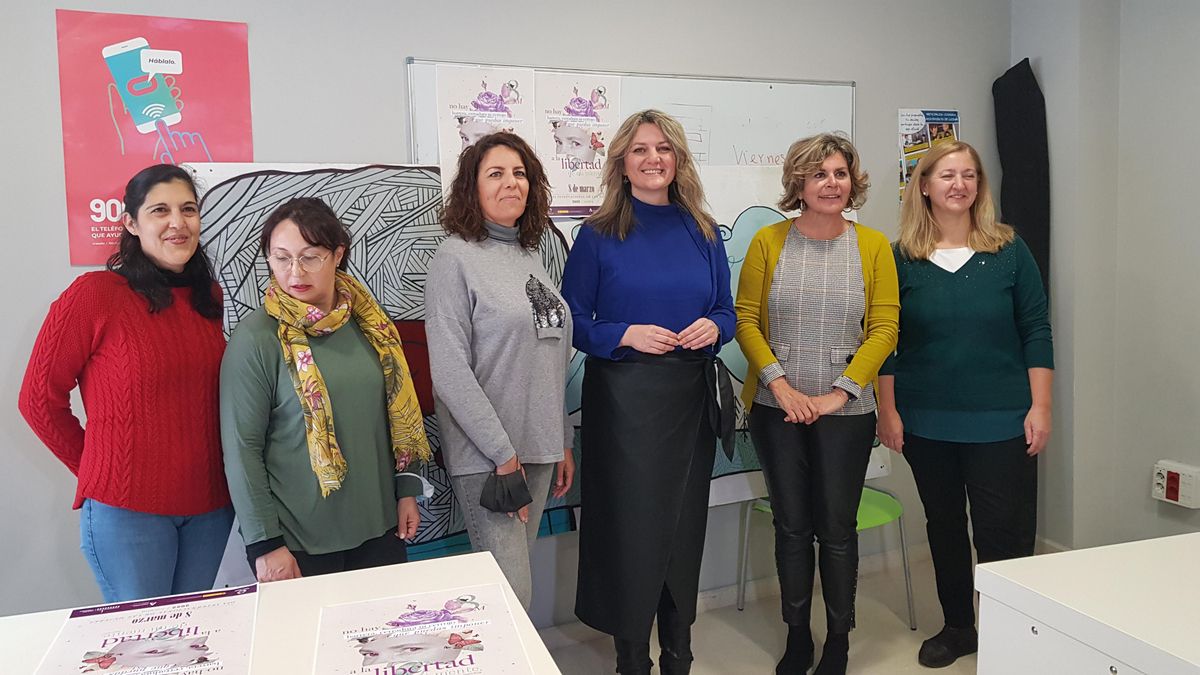 Presentación de los actos por el 8M del consejo local de Igualdad de Lucena.