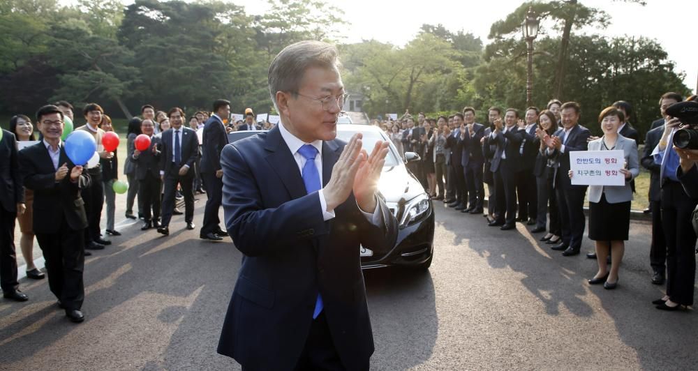 Encuentro entre Kim Jong-un y Moon Jae-in