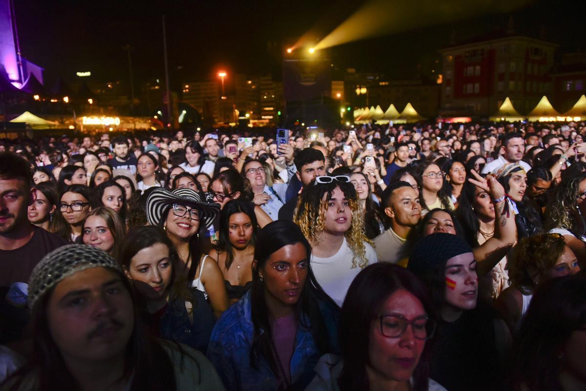 Público asistente a la primera jornada del Morriña Fest 2026.