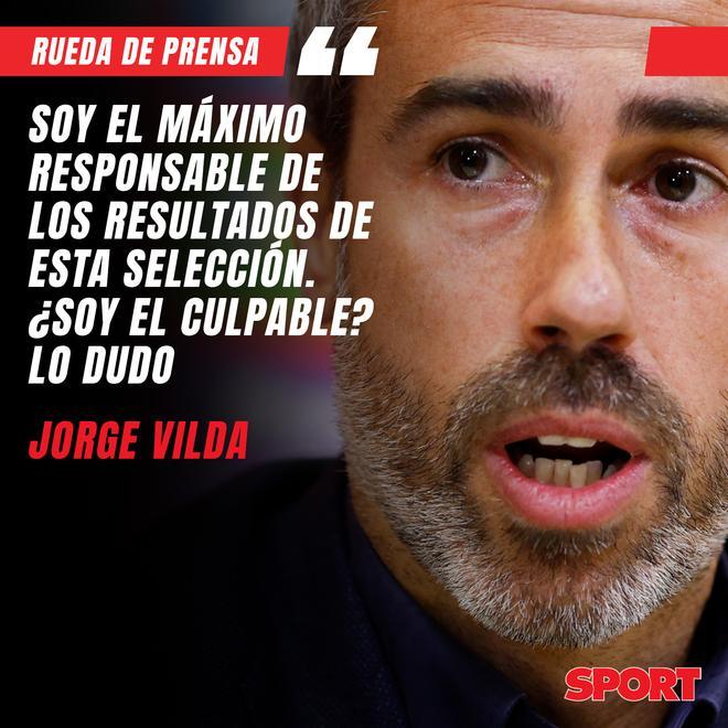 La tensa rueda de prensa de Jorge Vilda, en frases