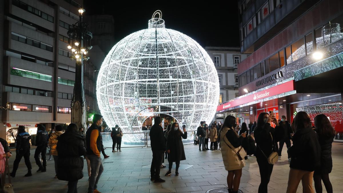 Decoración de Navidad en Vigo