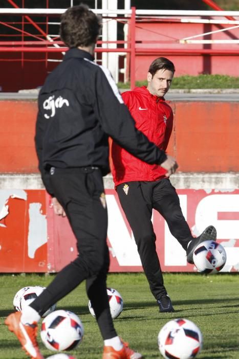 Entrenamiento del Sporting