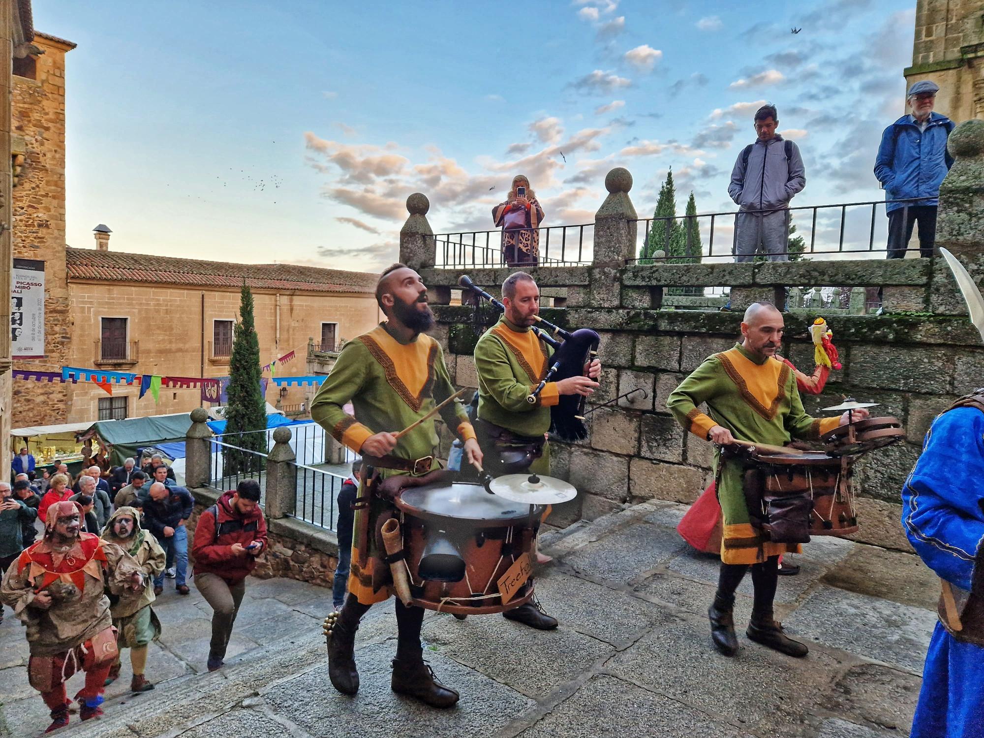 Arranca el mercado medieval de Cáceres