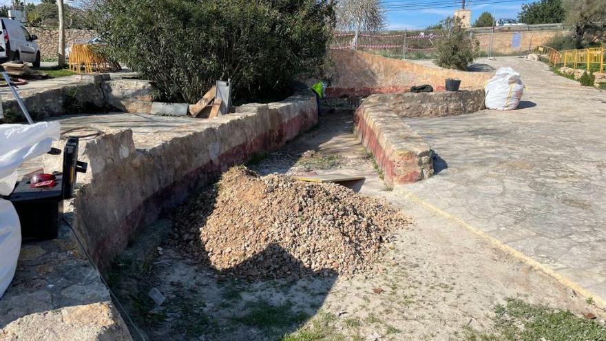 Obras del nuevo tanatorio de Santa Eulària.