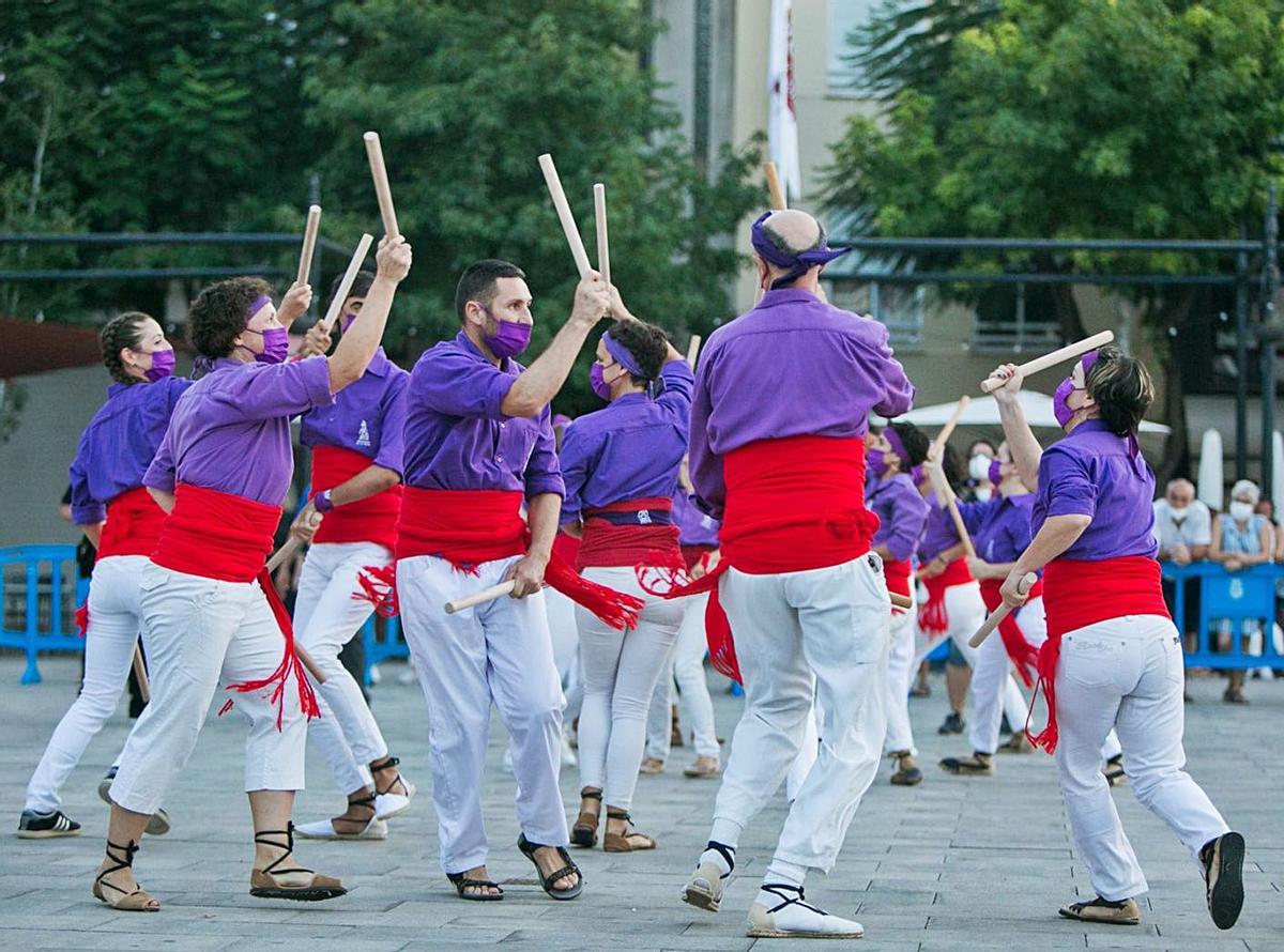 La muixeranga rebrota en la Safor