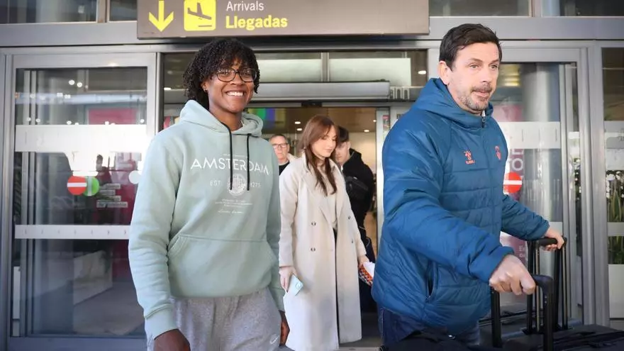 Primeras palabras de Yvonne Anderson a su llegada a Valencia
