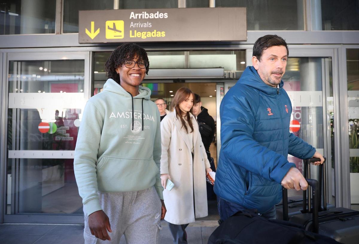Yvonne Anderson, a su llegada a València tras firmar con el Valencia Basket.