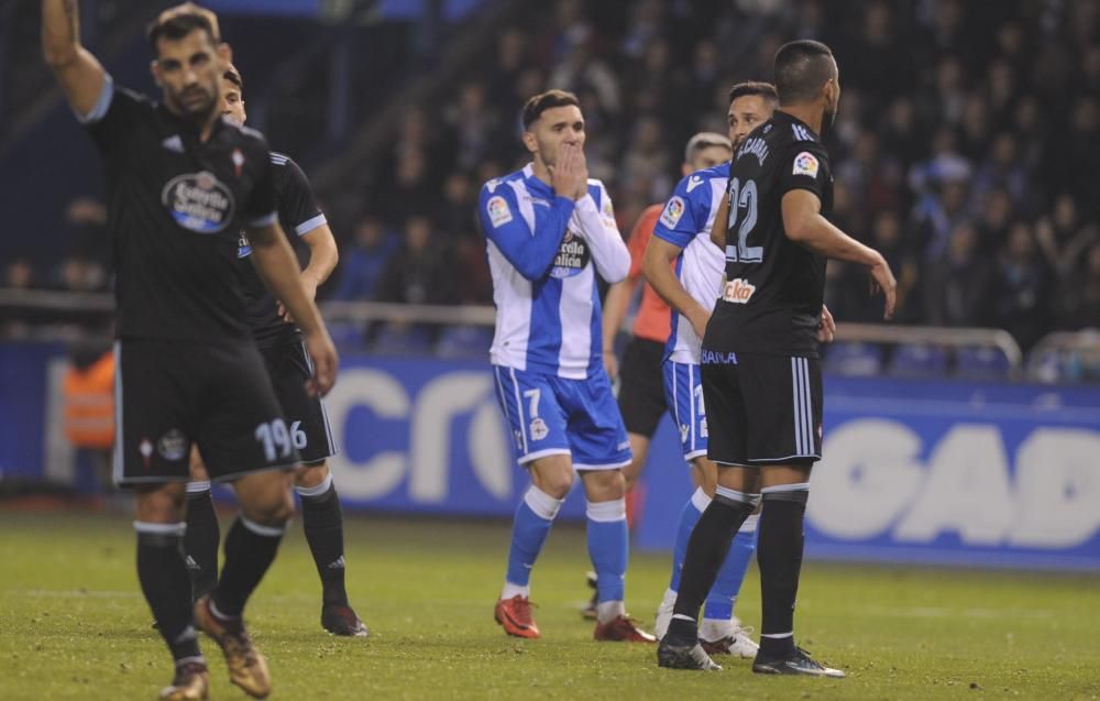 El Dépor cae ante el Celta en Riazor