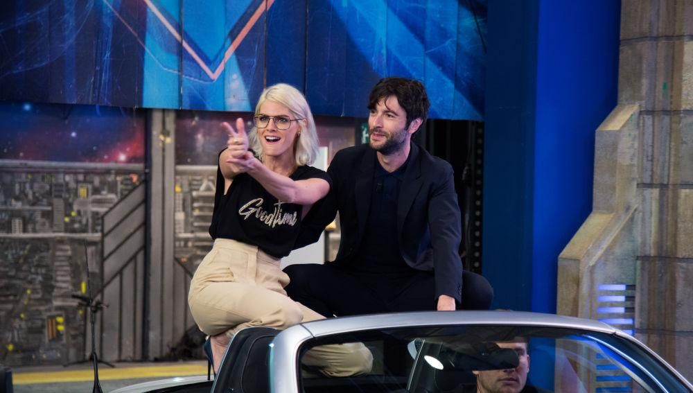 Amaia Salamanca y Javier Rey en 'El Hormiguero'