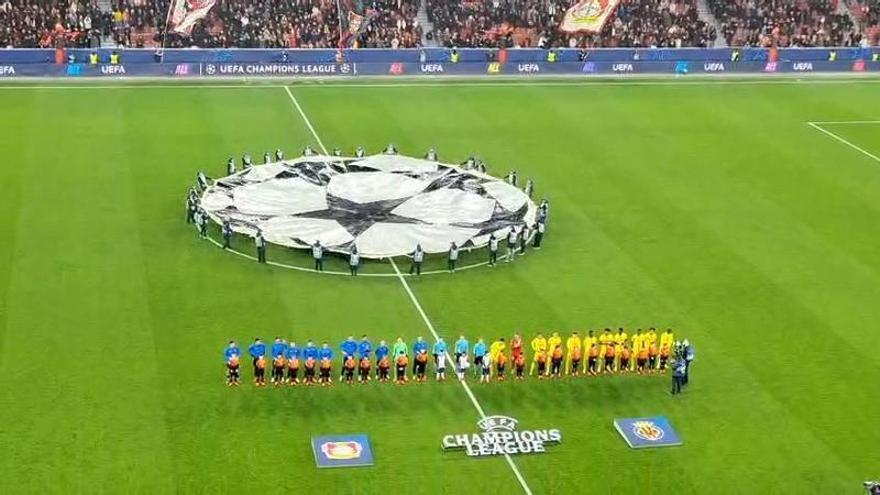 Vídeo: El himno de la Champions en el Bayer Leverkusen-Villarreal