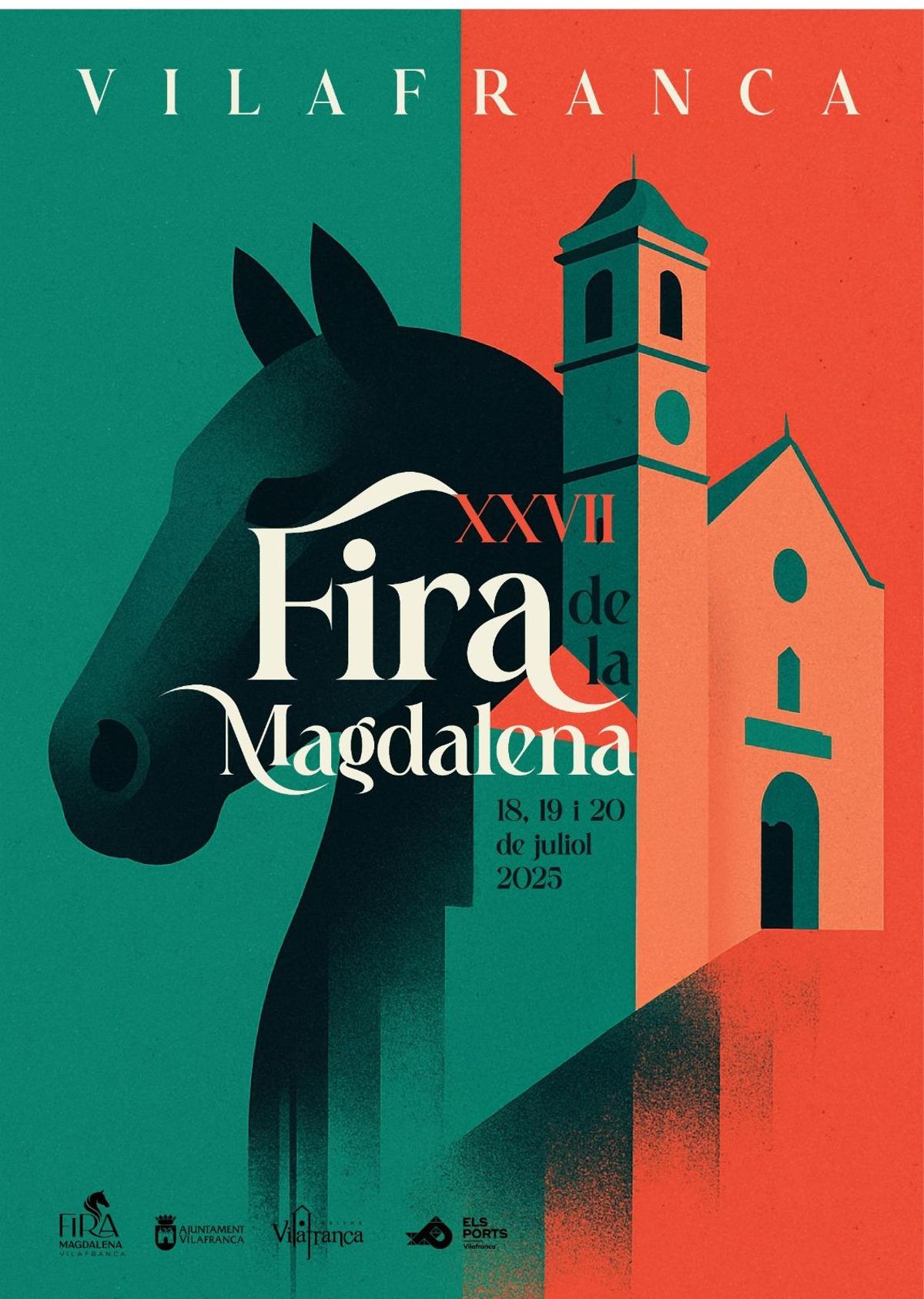 Cartel de esta edición de la Fira de la Magdalena.