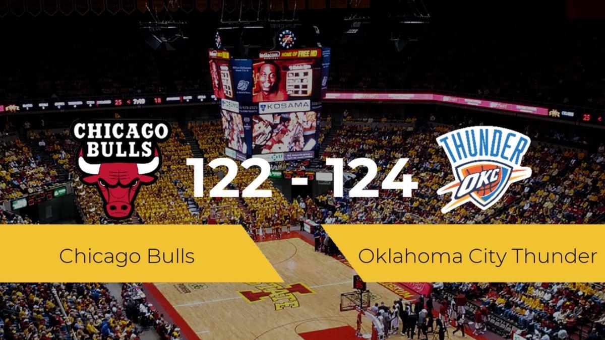 Triunfo de Oklahoma City Thunder ante Chicago Bulls por 122-124