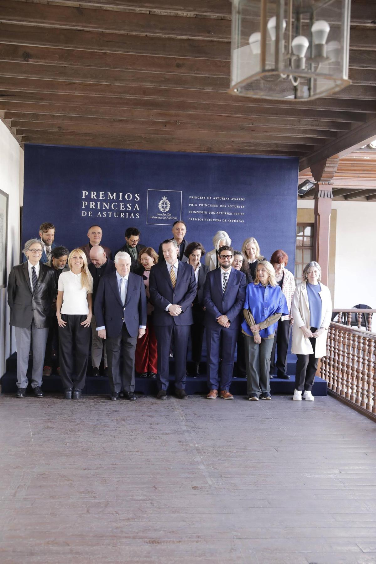 El jurado del premio de las Artes los "Princesa de Asturias" 2023 se ve las caras