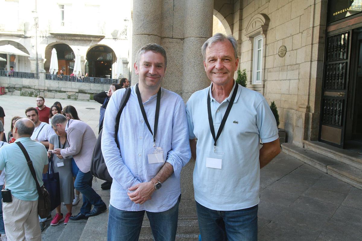 Ángel Paredes y Karsten Danzmann.