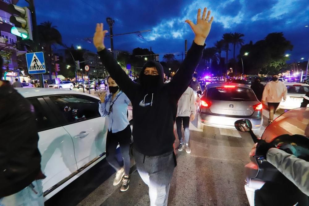 Hosteleros protestan en Murcia