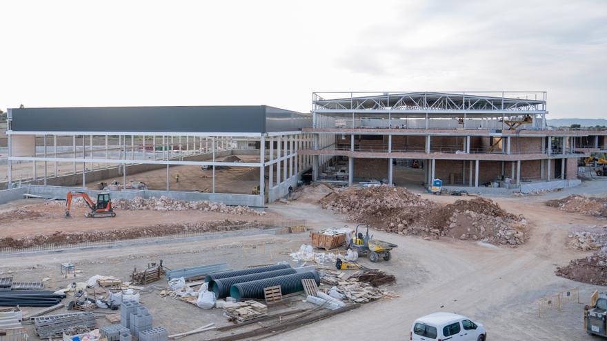 Obras de ampliación de la Rafa Nadal Academy by Movistar en Manacor.