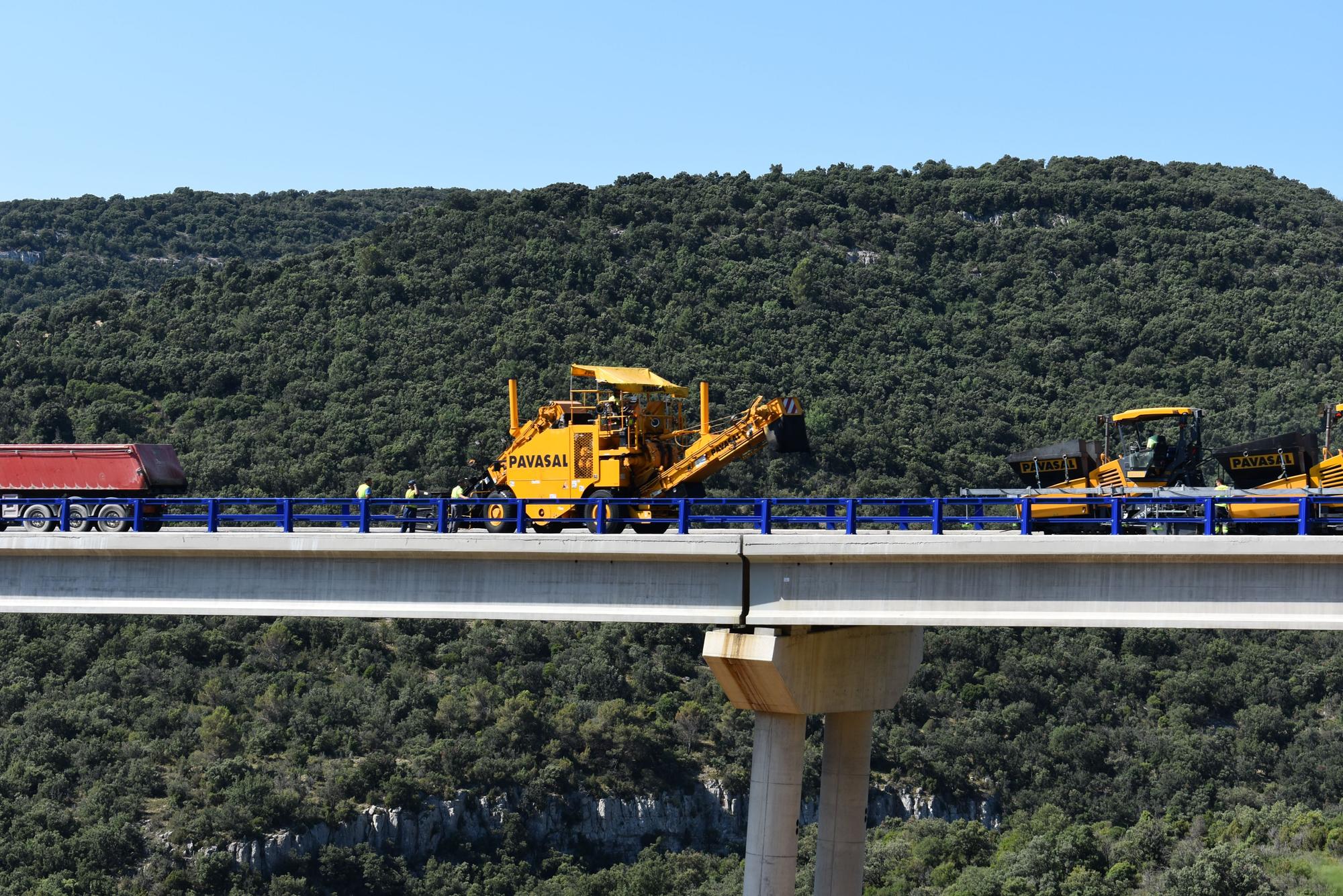 Última semana de obras en la nueva N-232 de Morella