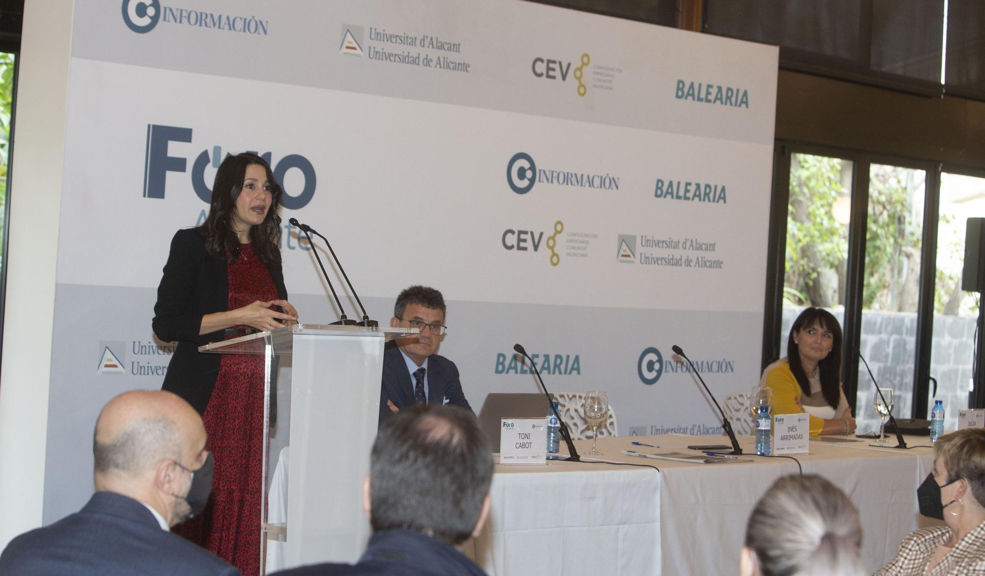 Inés Arrimadas en el Foro Alicante