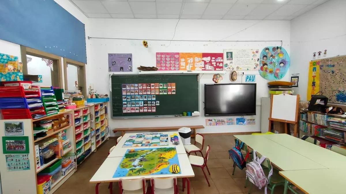 Aula d’un centre rural agrupat