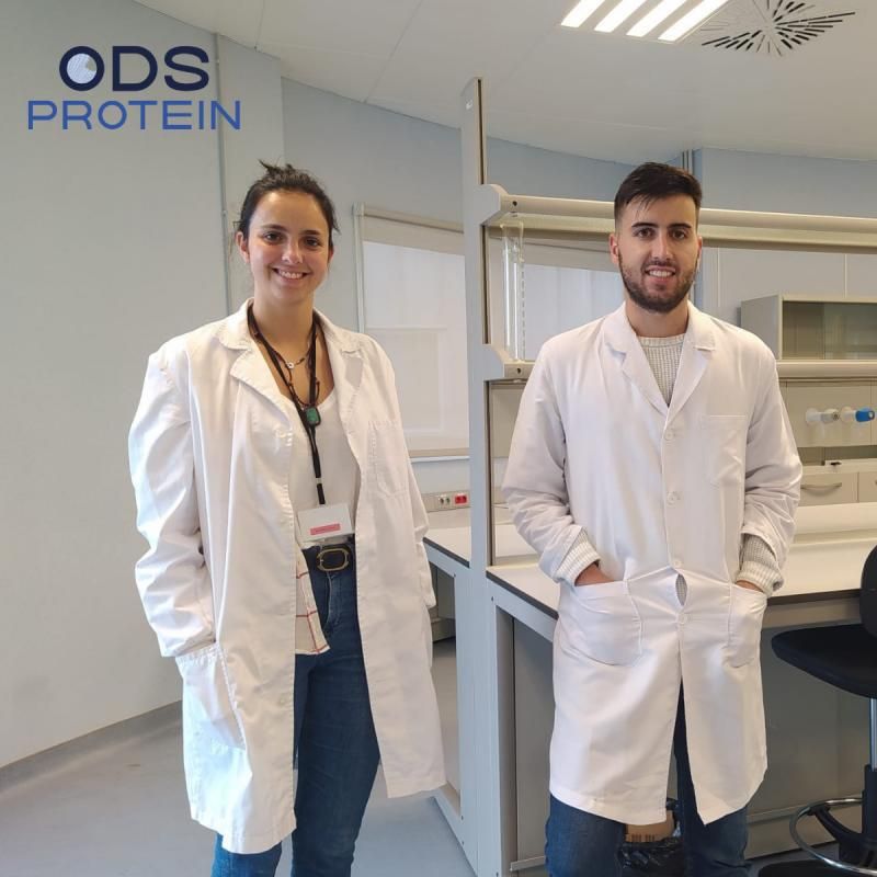 Iria Varela y Martín Rodríguez, cofundadores de ODS Protein